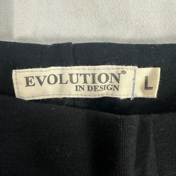 Houndstooth Jogger Pants Large Evolution In Design Cotton/Polyester Blend - Picture 2 of 7